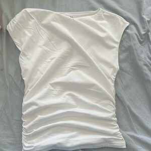 abercrombie draped slash top worn once